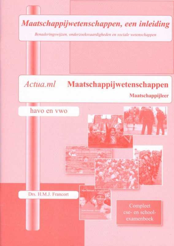 Actua.ml
Maatschappijwetenschappen, een inleiding